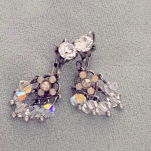 Sorrelli Chandelier White Bridal Earrings (retired)